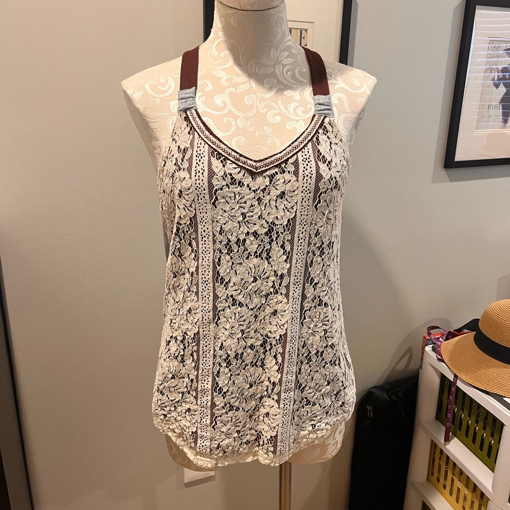 Maurice’s lace overlay tank